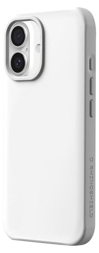Rhinoshield, SolidX Hülle für iPhone 16 Plus, kabelloses Laden kompatibel, Weiß