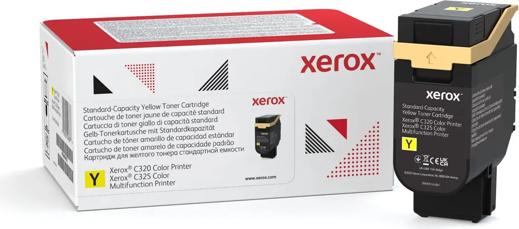 Toner Jaune Xerox 006R04822 Original pour Imprimantes Laser Série C