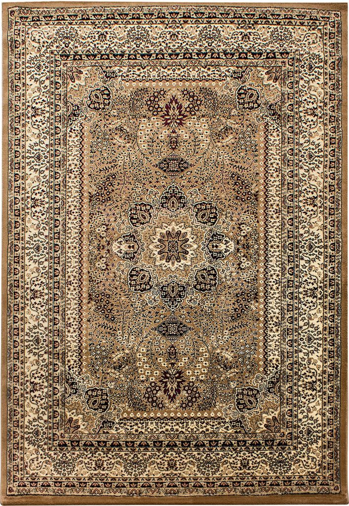 Tapijt, vloerkleed voor de woonkamer, beige, 80x150 cm, met Productafbeelding 
