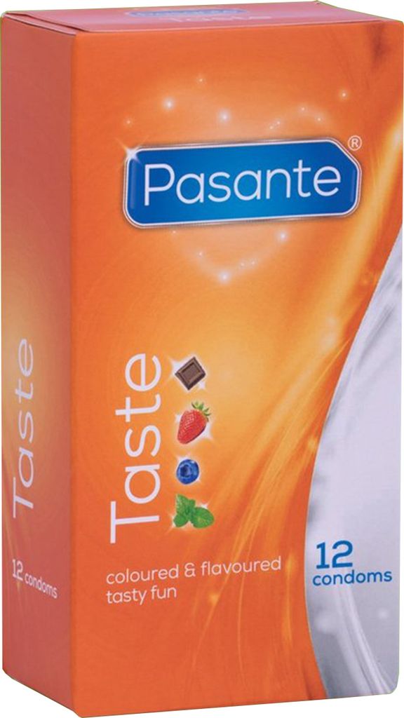 Pasante Taste 12, Männliches Kondom, weich, Transparent, Produktbild 