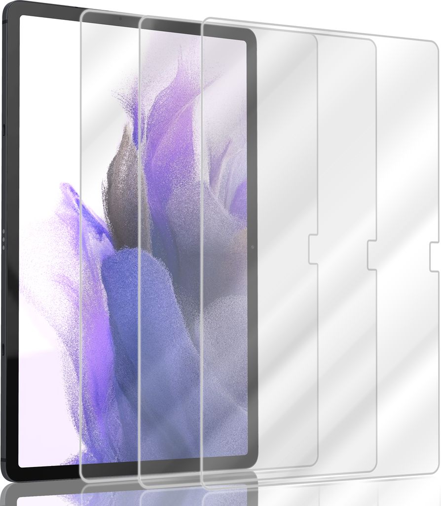 3-Pack Samsung Tab S7 FE Displayschutzfolie – gehärtetes Glas 9H – Sup Qualität 3D