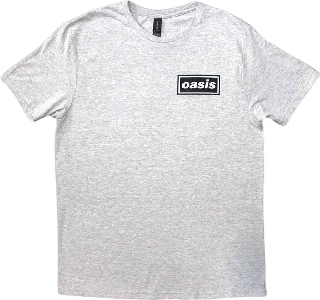 T-shirt Musique Oasis Definitely Maybe Gris XL en Coton pour Homme