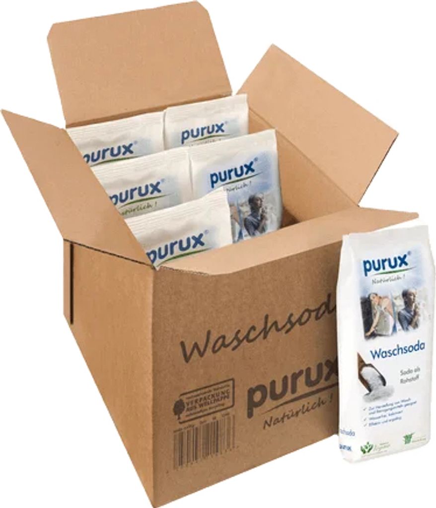 Waschsoda Pulver 5kg + 1kg Bonus Natriumcarbonat, reine Produktbild 1