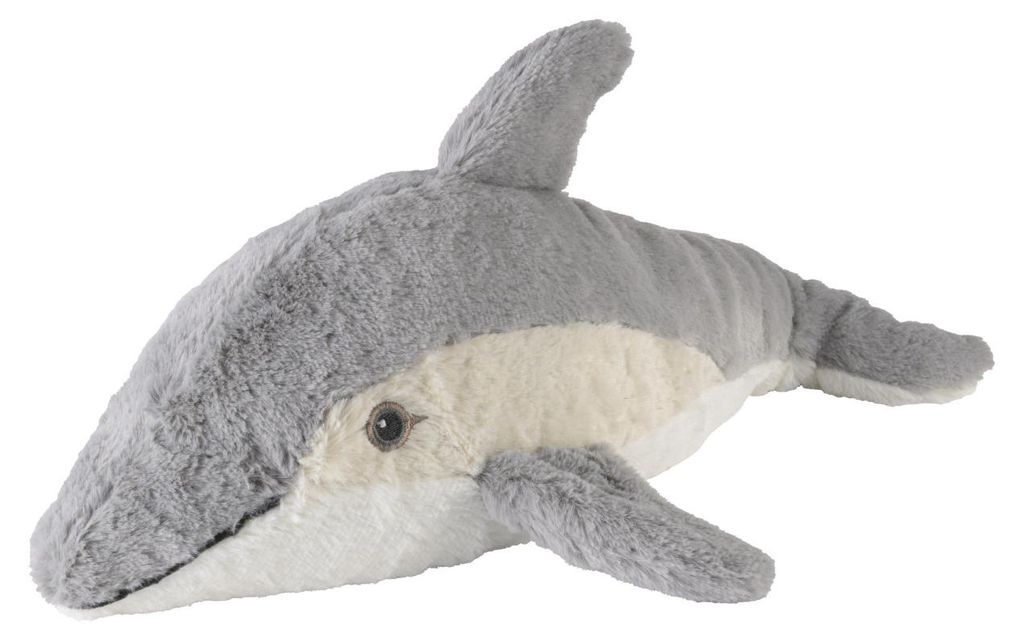 Warmies Wärmekuscheltier Delfin grau für die Mikrowelle Produktbild 