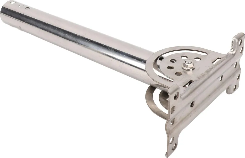 Fixation antenne robuste en acier allié avec bras pivotant réglable - 5