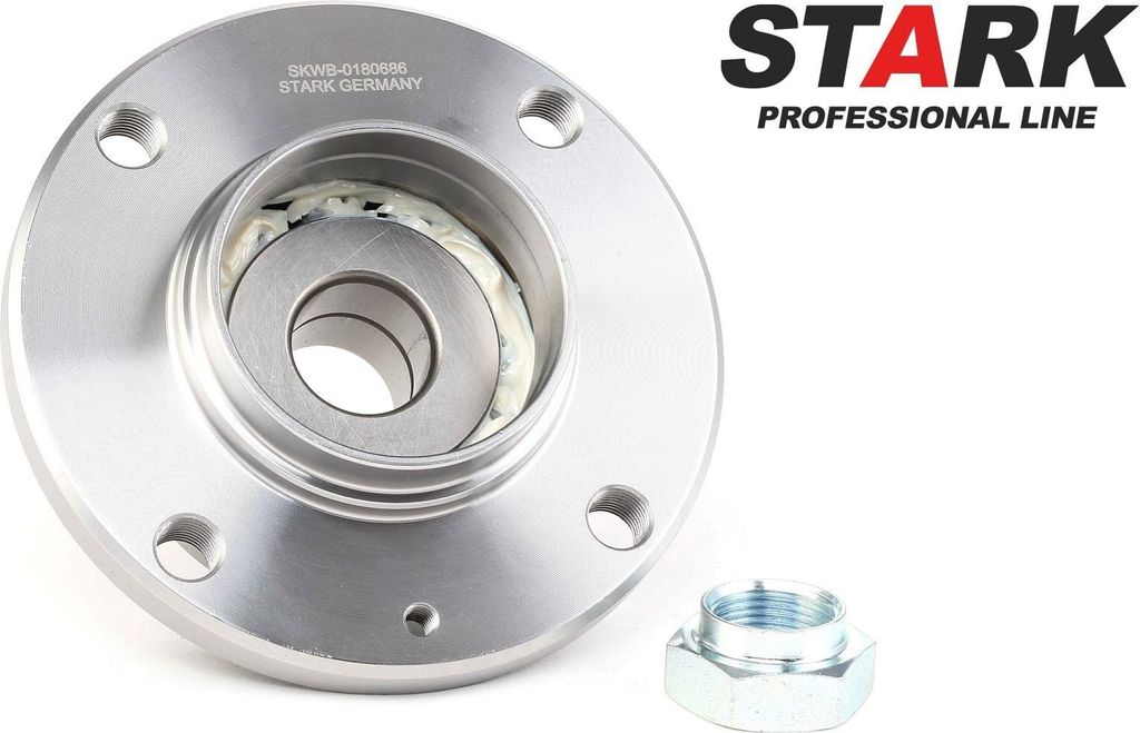 STARK Radlagersatz Hinten passend für PEUGEOT 205 II (20A/C) 128mm SKWB-0180686