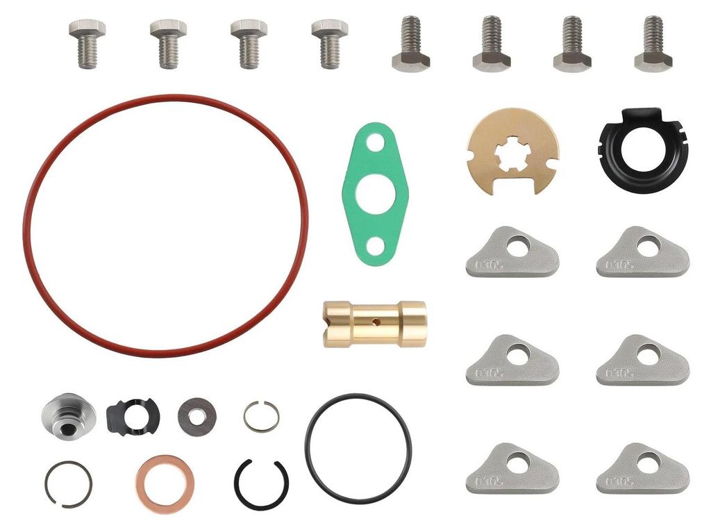 Turbolader Montagesatz - Citroën C4 THP 150 PS 110 kW EP6DT ab 2005 - Passend für OEM 53039880121 53039700121 - Schweres Metall Gummiband 23x16cm