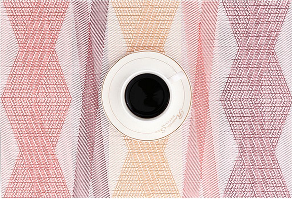 Esstisch Tischset Hitzebeständige Tischmatte Kratzfestes Tischset mit geometrischem Muster für Zuhause