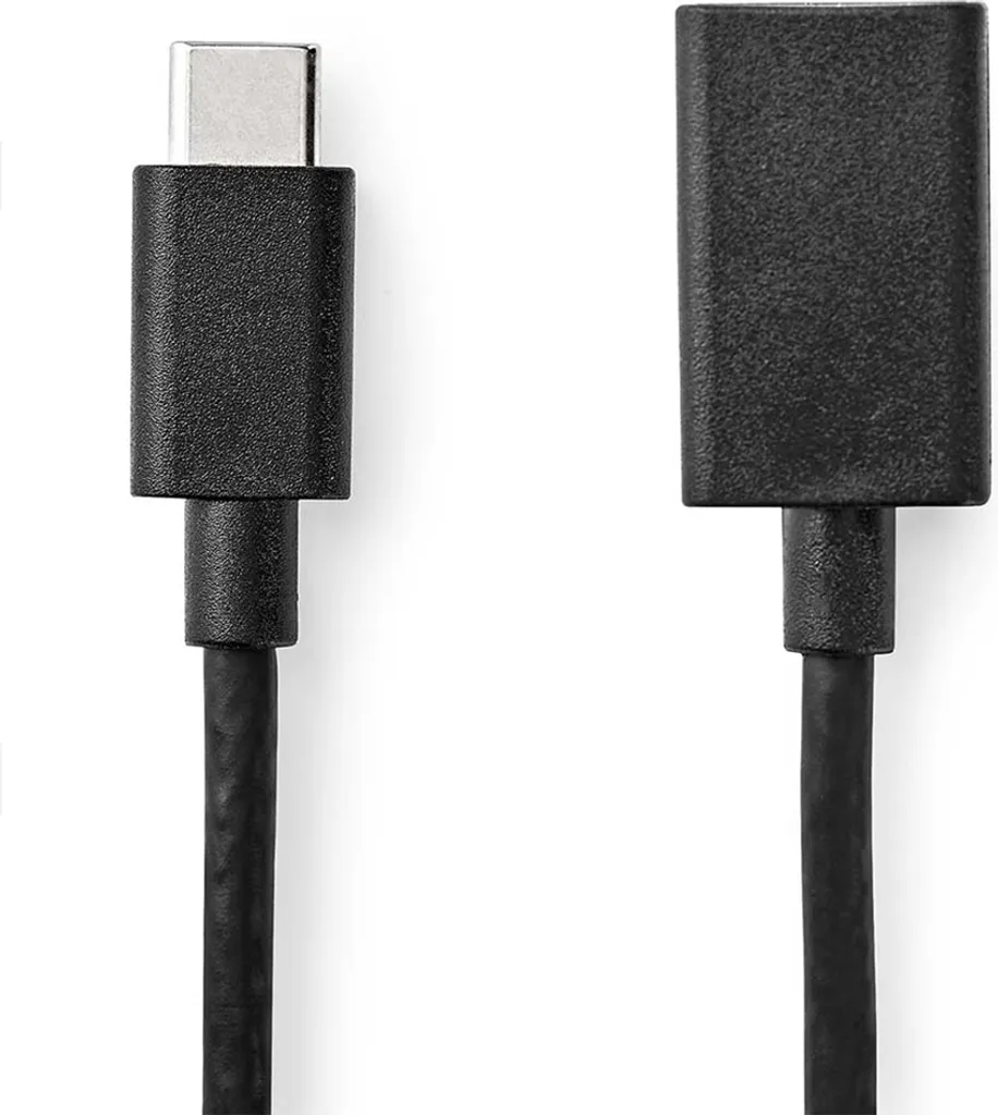 Adattatore USB C Maschio a USB A Femmina | 3.2 Gen 1 | USB OTG Nero