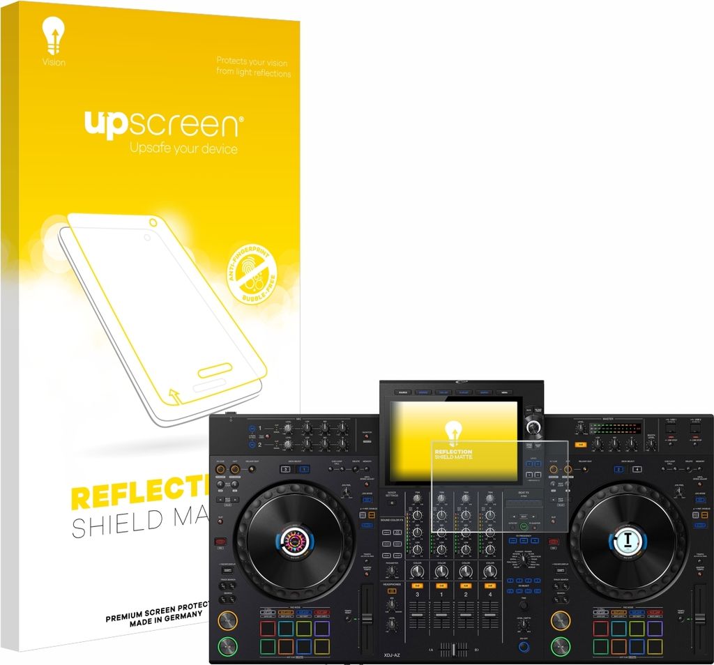 upscreen Schutzfolie für Pioneer XDJ-AZ Displayschutz Displayschutzfolie Folie Matt Entspiegelungsfolie