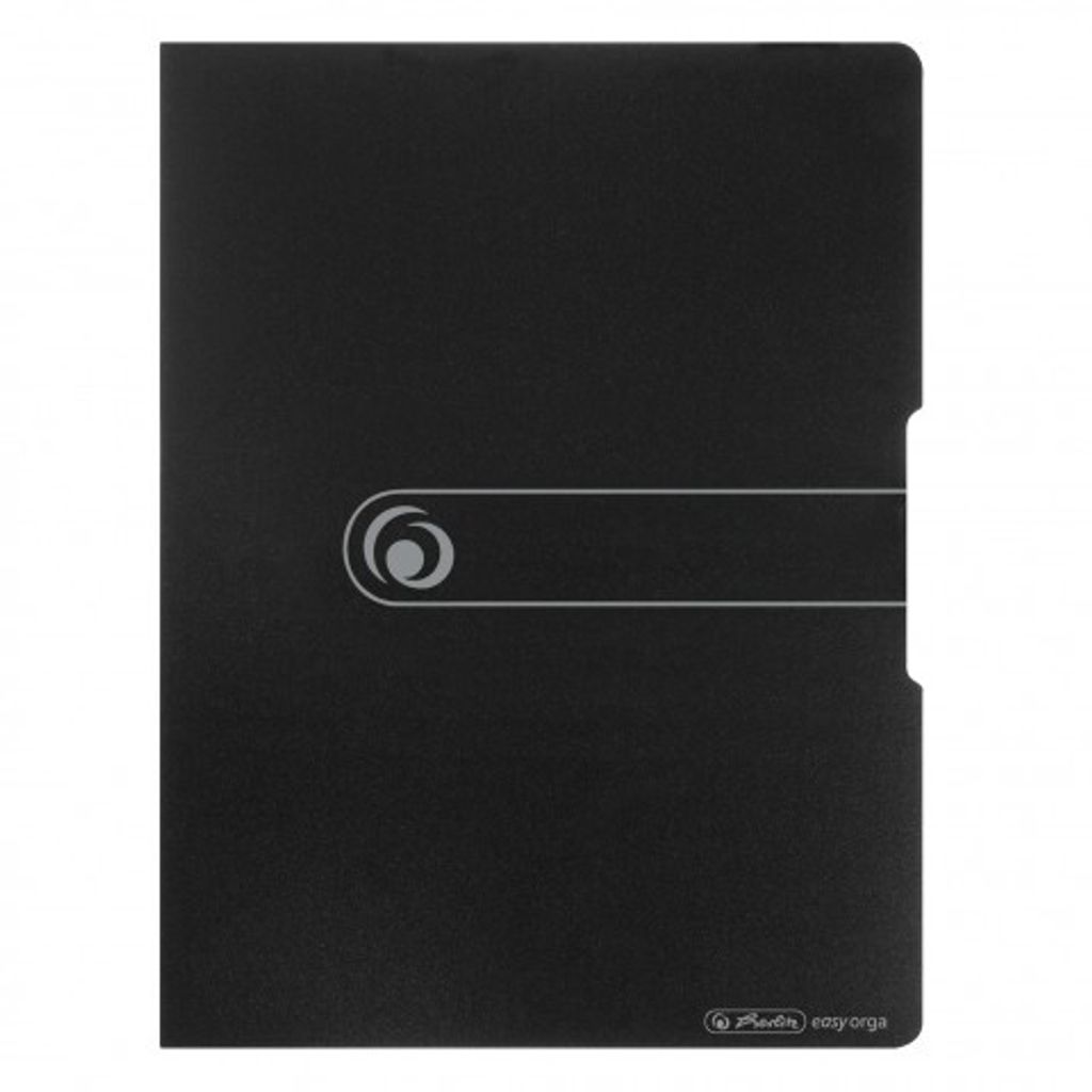 Herlitz Sichtbuch easy orga to go A4 20 Hüllen schwarz opak