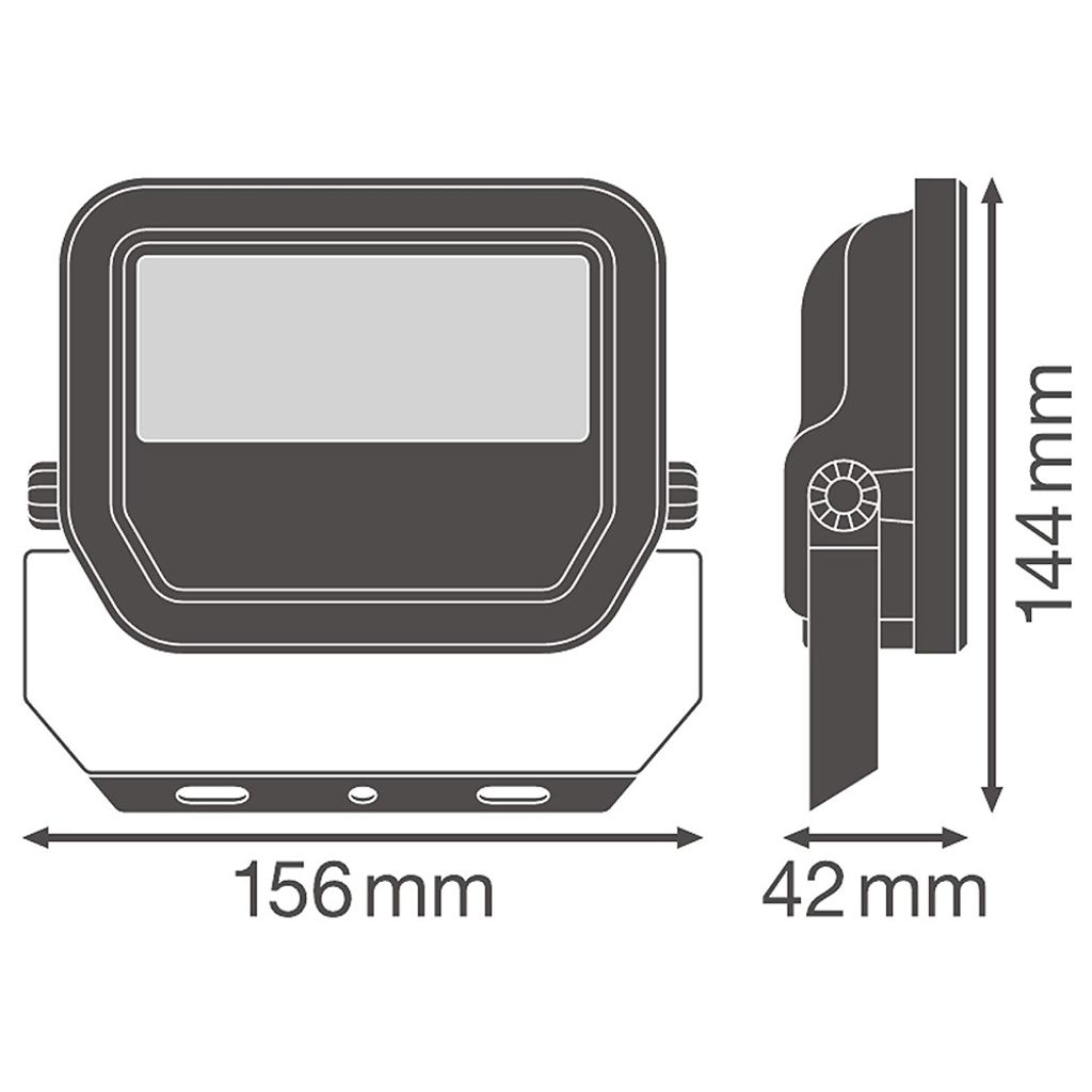Reflektor LEDVANCE FLOODLIGHT COMPACT 20W 830 SYM 100 WT - View #11