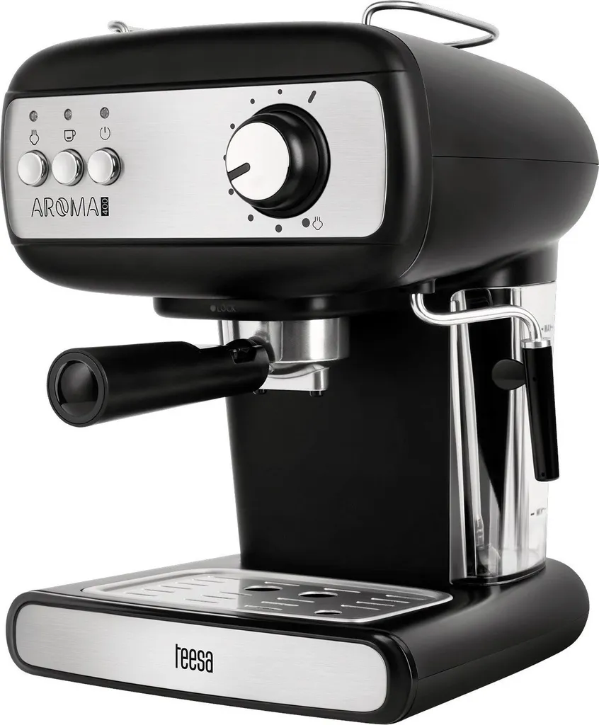 Cafetière expresso manuelle Teesa AROMA 400 - Machine à café 15 bar