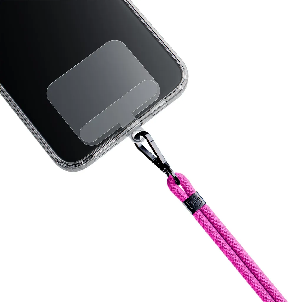 3Mk Easyclip Rosa Nero - Laccio Smartphone per Viaggi e Outdoor - 2