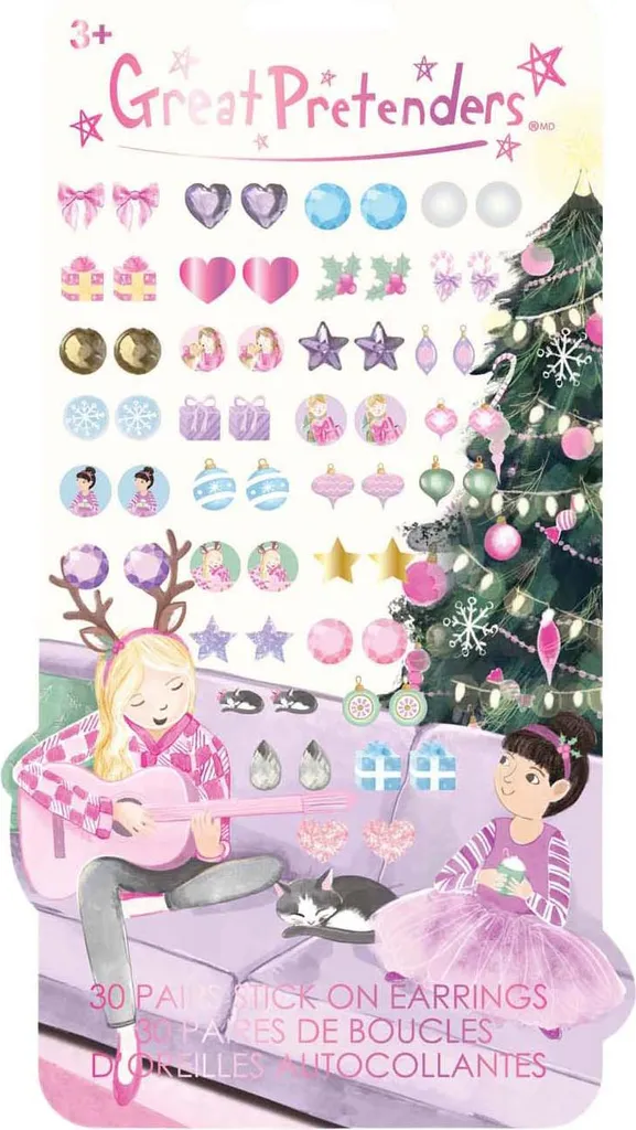Adesivi per Orecchie Natale per Nipotini: 30 Paia Sicure e Colorate