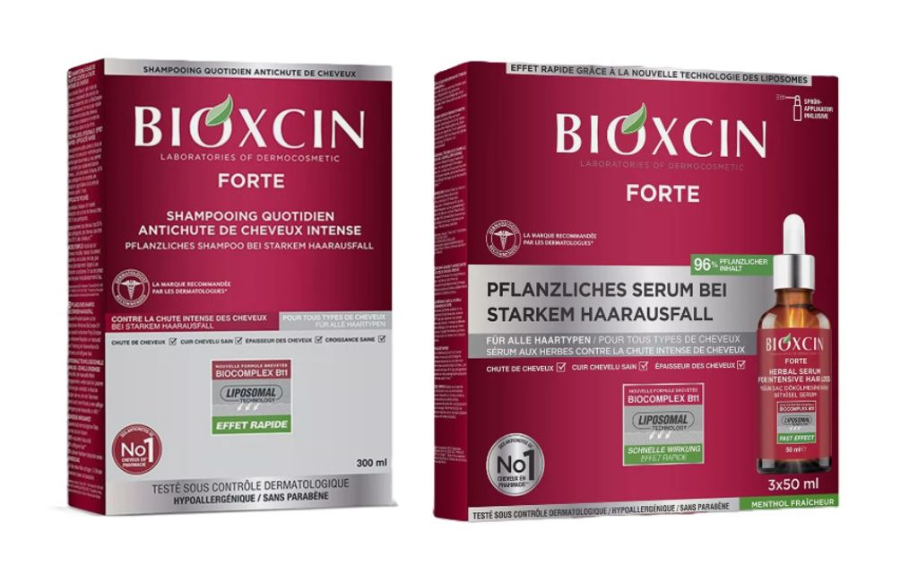 Bioxcin Forte Sparset für intensiven Haarausfall 300ml Produktbild 