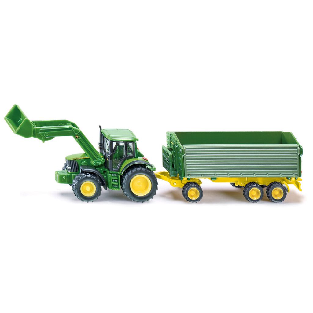 Siku Tracteur JOHN DEERE avec remorque vert ; 1843 Image du produit 