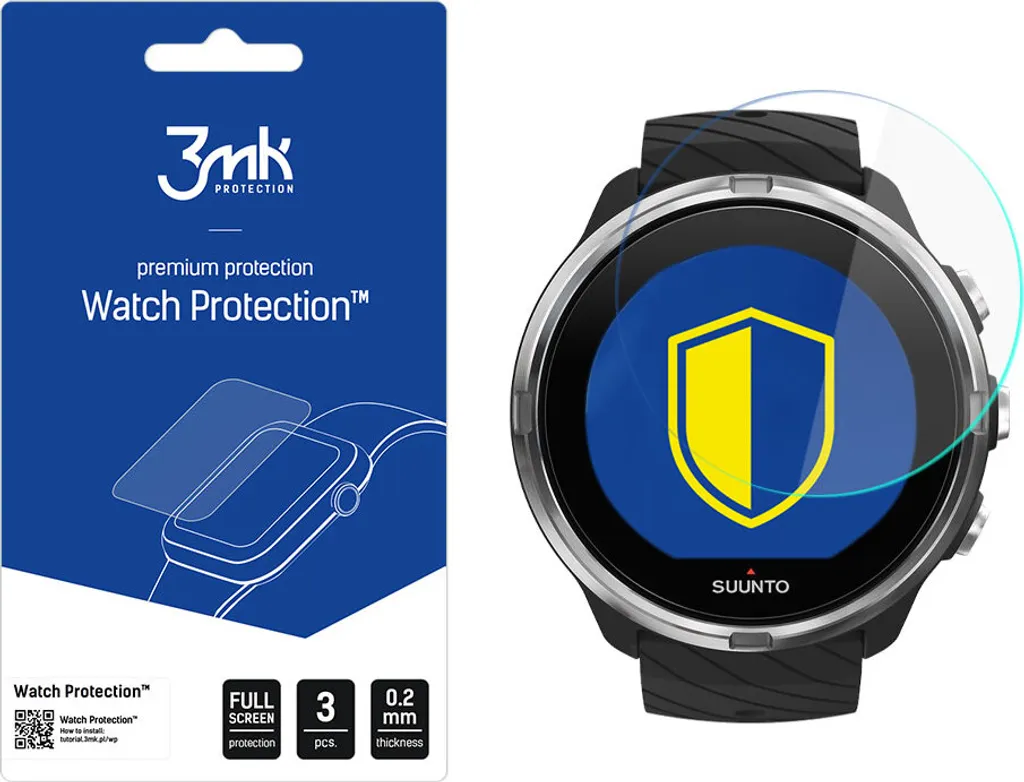Pellicola Vetro 3Mk Suunto 9 Ow183 | Protezione Schermo Flessibile