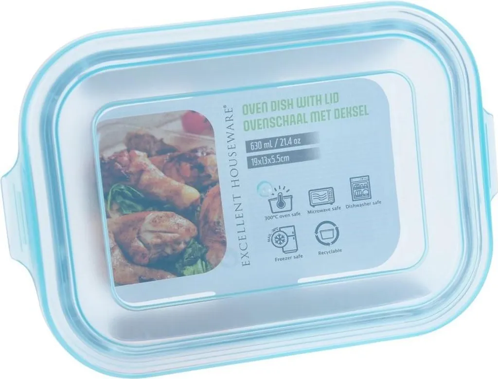 Contenitore Vetro EH per Meal Prep: Porzioni Perfette e Forno Safe - 4