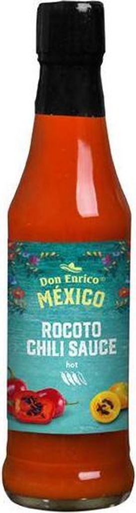 Don Enrico Rocoto Chili Sauce hot 95 Ml Flasche Produktbild 