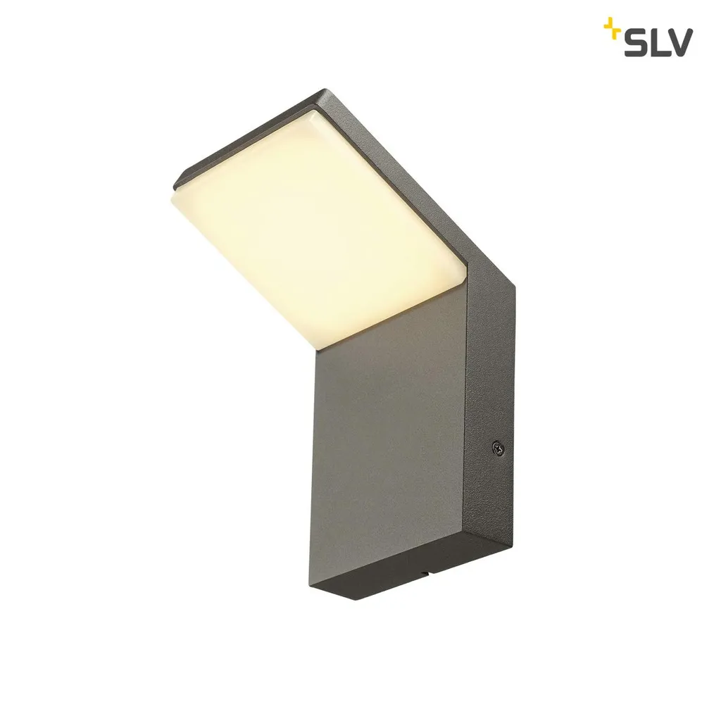 Éclairage de façade LED Ordi anthracite IP44 idéal pour entrée maison