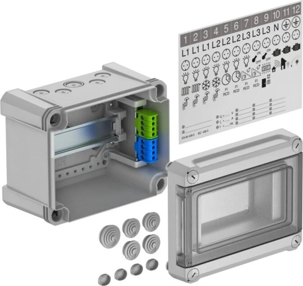 Centralino OBO SDB 05 PS 2008804 IP66 | Quadro 5 Moduli Professionale