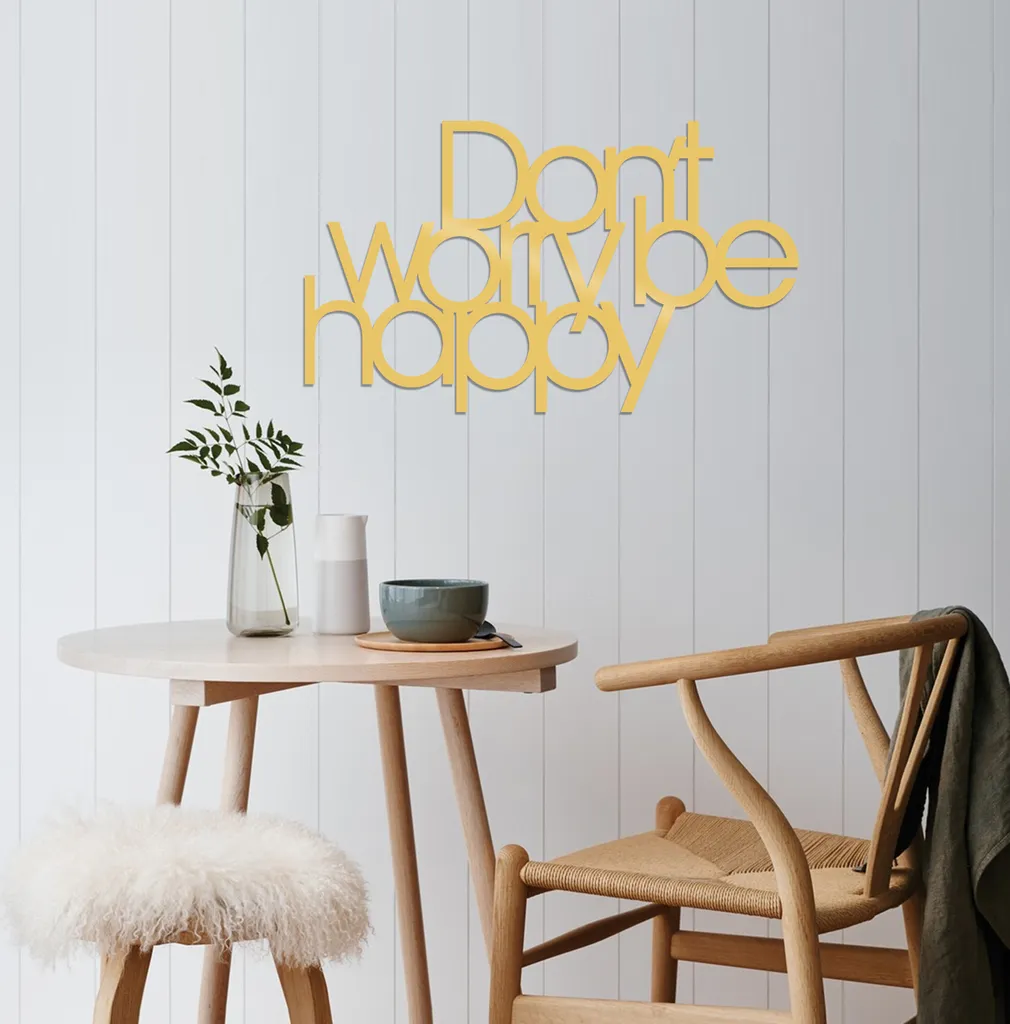 Wallity TNL1505 Oro Decorazione Parete Metallo 50x30cm | Casa Chic