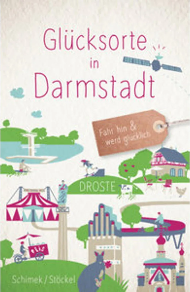 Lieux de bonheur à Darmstadt : Livre photos d'art et guide de voyage