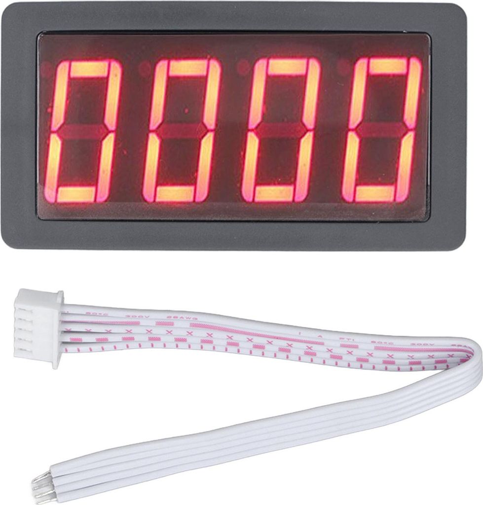 Intelligenter digitaler Frequenzmesser mit LED-Anzeige, Relaisausgang und Countdown-Timer (100 kHz, DC 8–24 V)