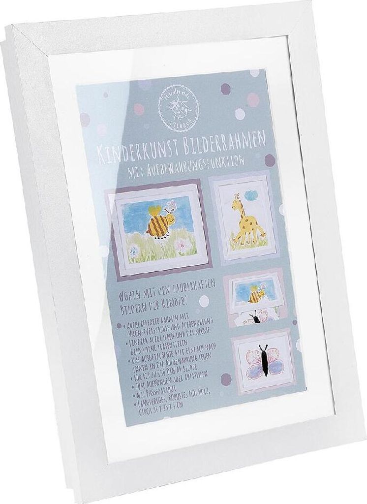 Handmade LULUBUG Bilderrahmen weiß