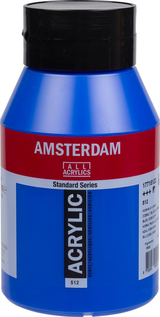 Amsterdam Standard Series Acrylfarbe Flasche 1000 ml Kobaltblau (Ultramarin) 512