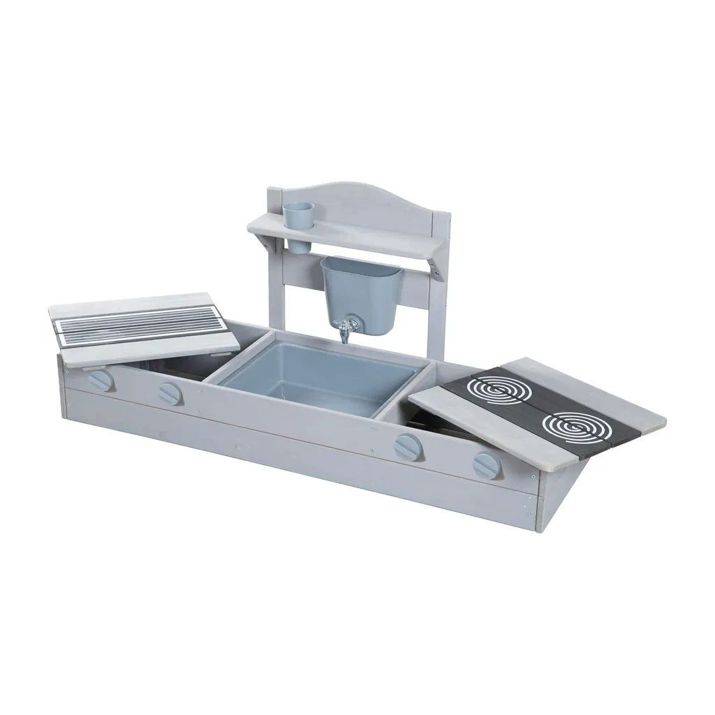 Bac à Sable Compact pour Balcon : Solution Cuisine de Boue Grise roba - 3