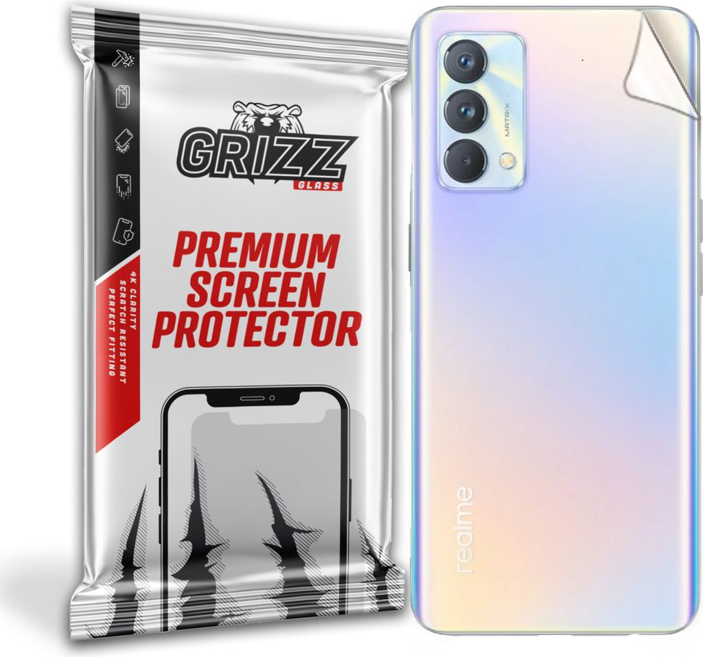 Folie auf der Rückseite GrizzGlass SatinSkin für Realme GT Master