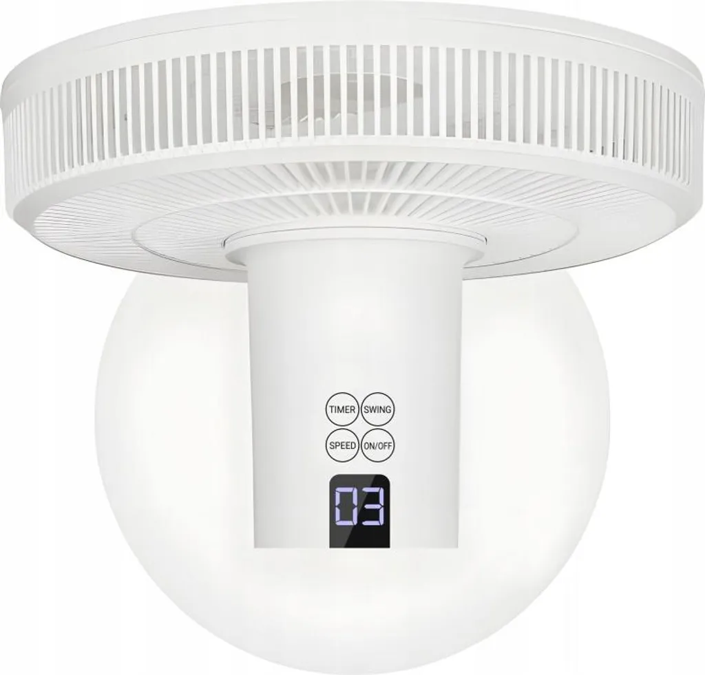Ventilatore Smart 14" 55W | Controllo Digitale e Timer 2026 - Hi-Tech - 5