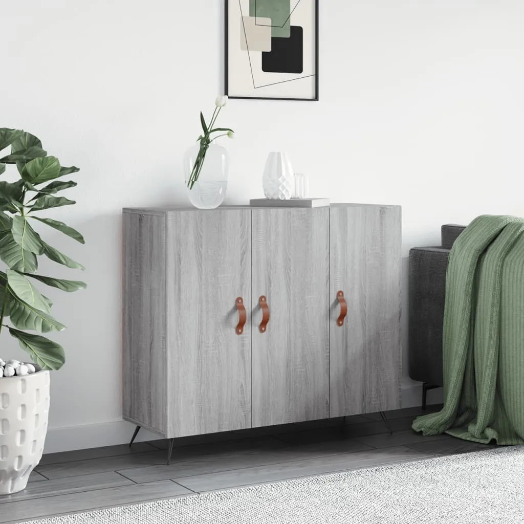 Maison Exclusive Credenza Grigio Sonoma: Ordine e Minimalismo