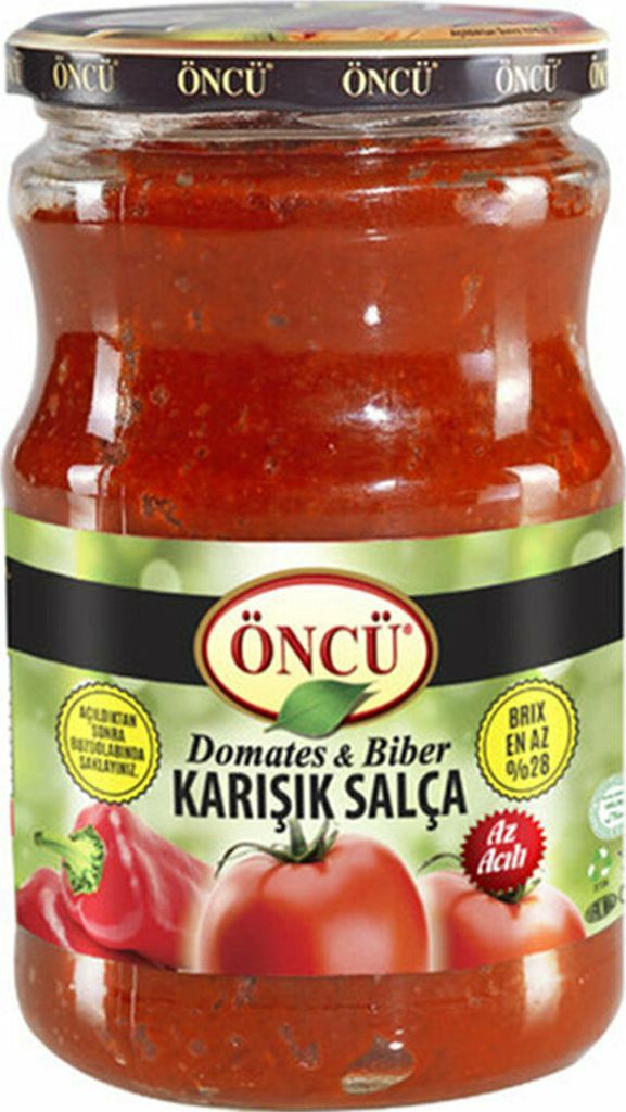 Öncü Paprika-Tomatenmark Mix Glas (700g Glas) Produktbild 