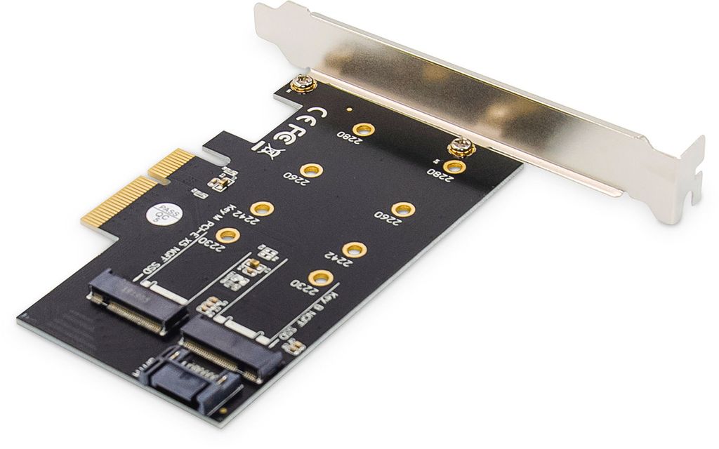 Scheda aggiuntiva DIGITUS Digitus M.2 NGFF / NVMe SSD PCI Immagine del prodotto 
