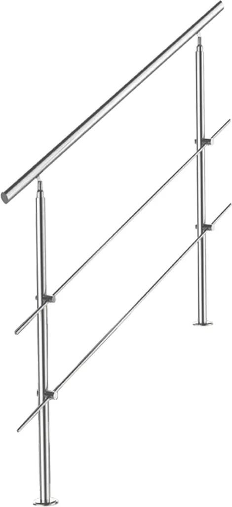 Kit Fai-da-Te Ringhiera Wolketon Inox 100cm 2 Traverse Completo