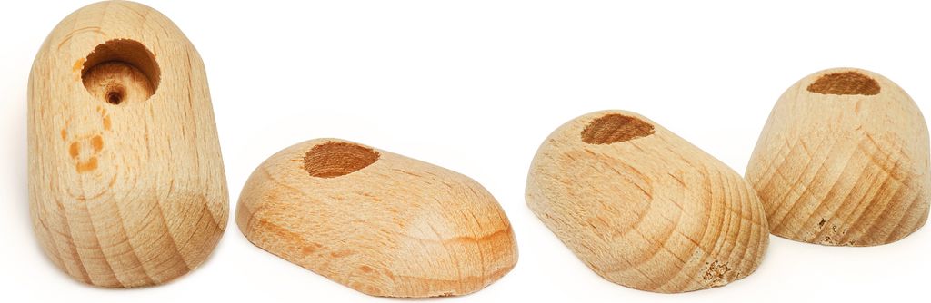 VBS Clownfüße Holz 4 Stück 15 mm breit 25 mm lang Produktbild 