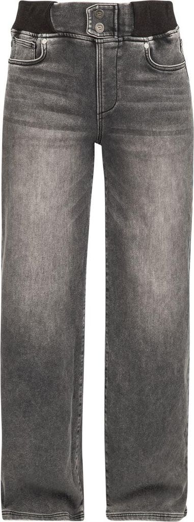 RED by EMP Damen graue Jeans mit Gummizug und Einschubtaschen S