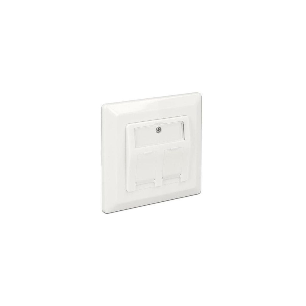 DELOCK Keystone Anschlussdose 2-Port