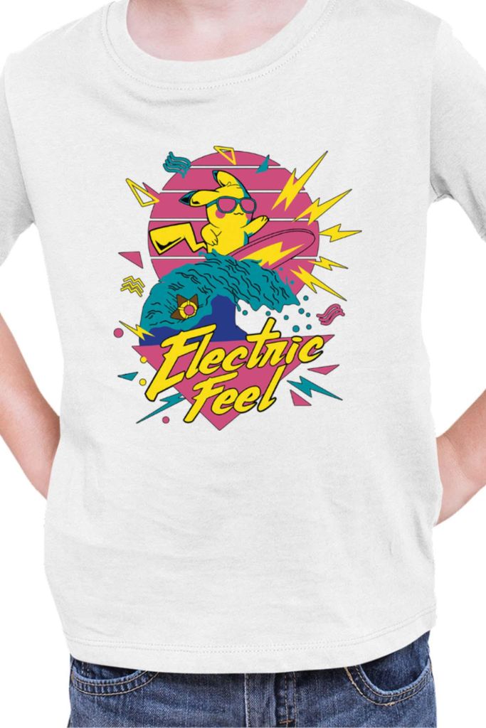 Kinder T-Shirt Japan Manga Anime Comics Pokemon 036, / Weiß