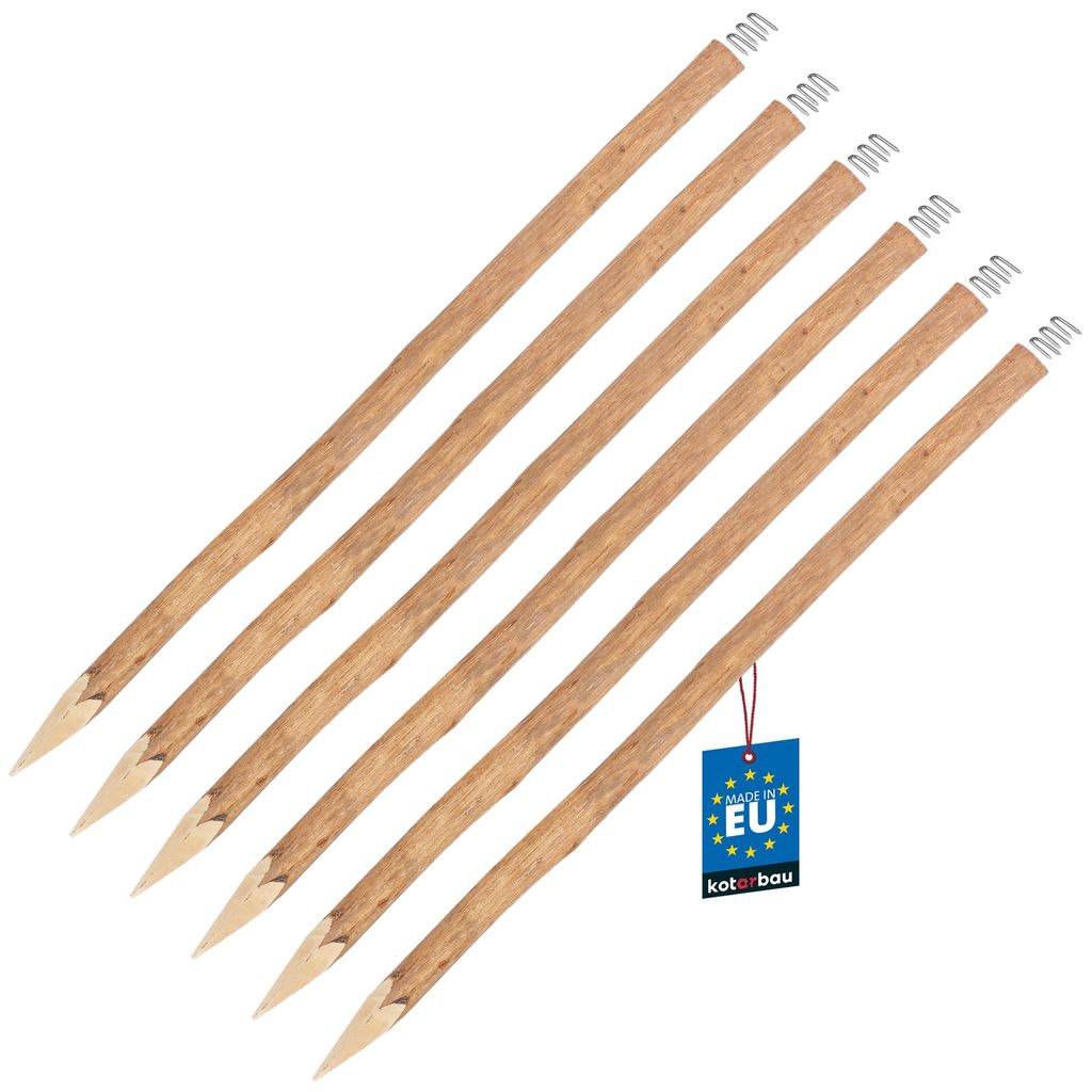 KOTARBAU® 6er Set Holzpfosten für Staketenzaun 150cm Produktbild 