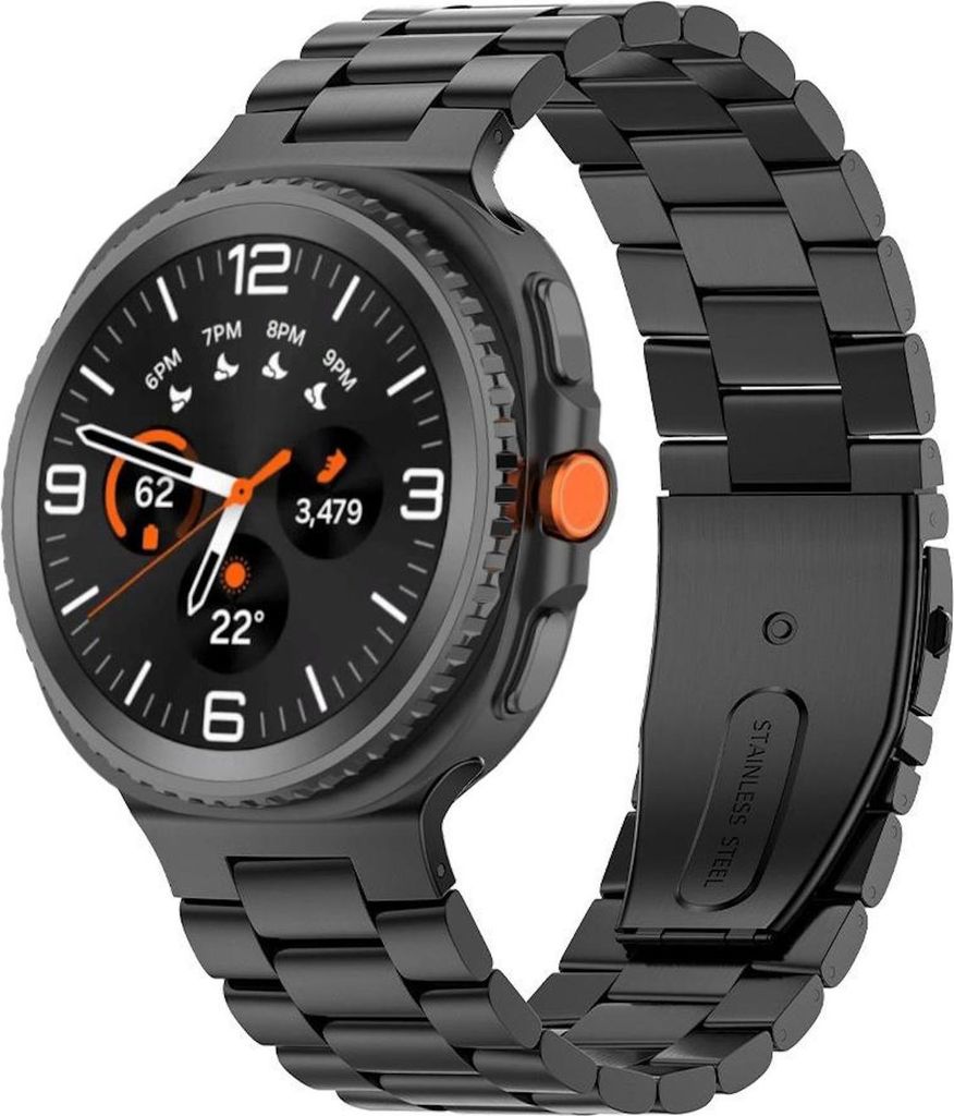 Bracelet en acier inoxydable pour Samsung Galaxy Watch 8 / Image du produit 