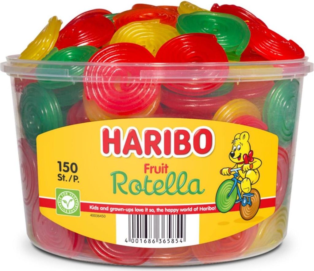 Haribo-Fruchtrotella (150 Stück) Produktbild 