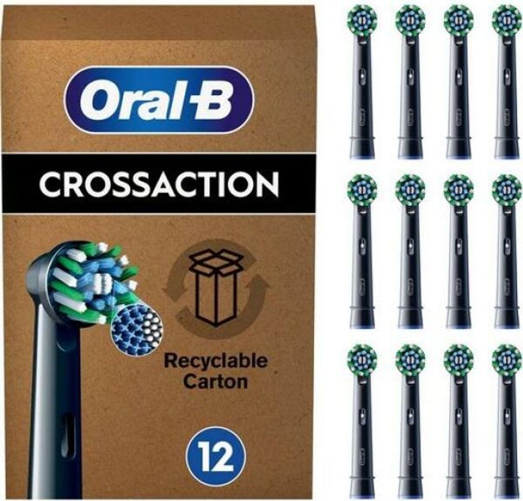 Oral-B Aufsteckbürsten Pro CrossAction 12er FFU schwarz Produktbild 