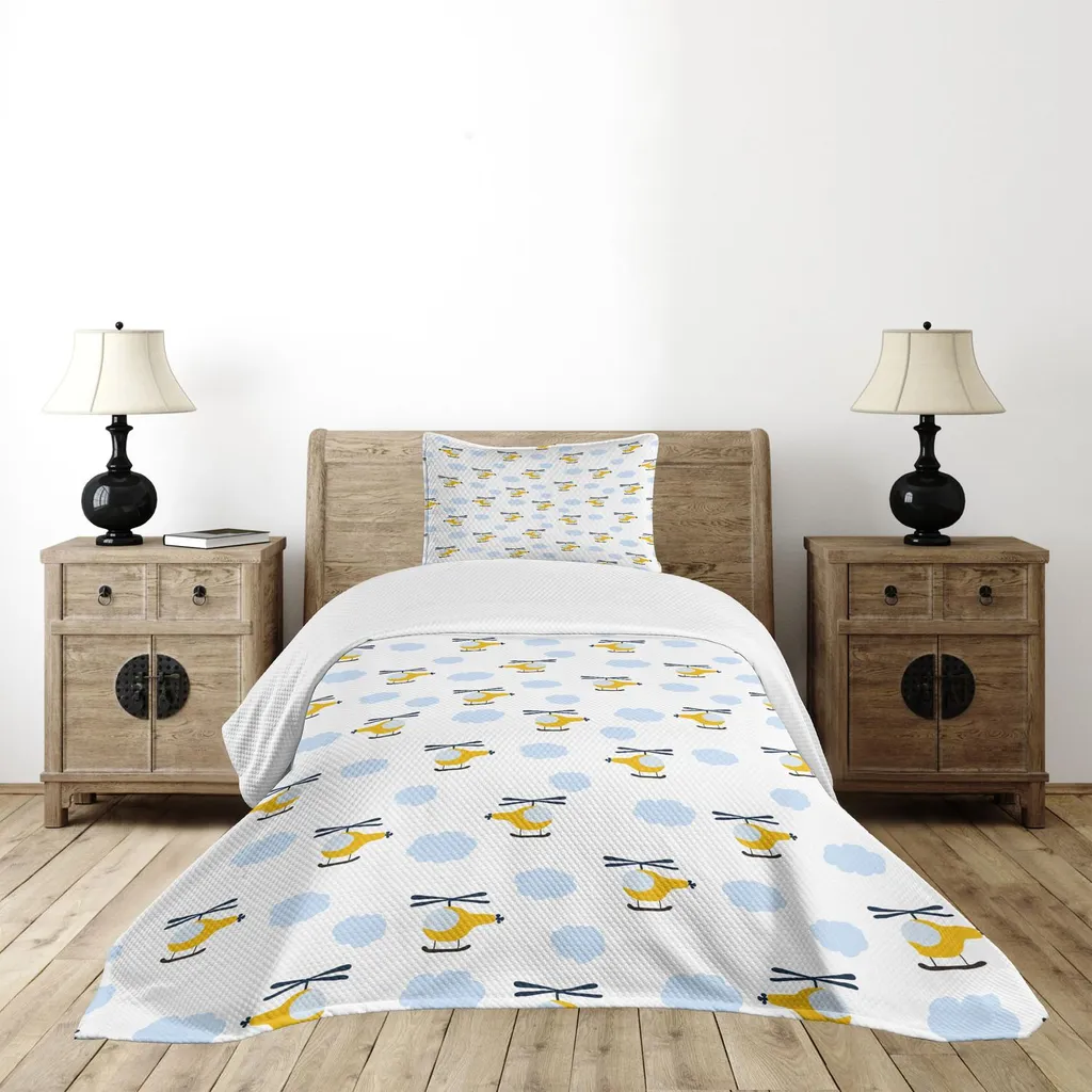 Set Letto Bambino Aeroplani ABAKUHAUS | Praticità e Colore 170x220