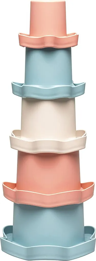 Set de gobelets empilables Play Green pour le bain et l'éveil moteur