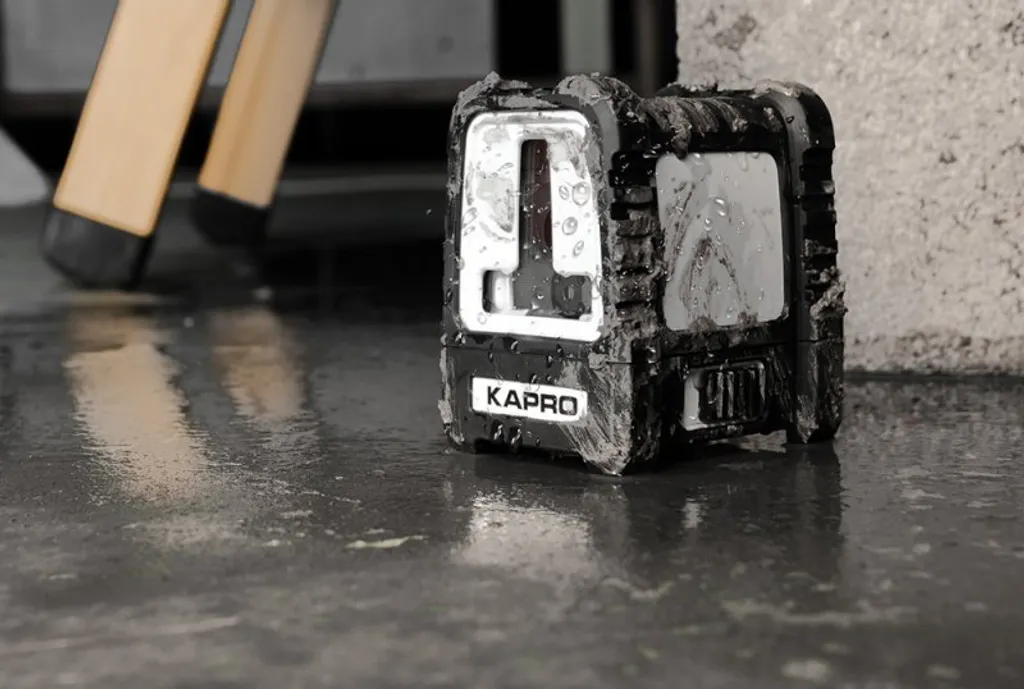 Niveau laser vert Prolaser Kapro pour corriger les défauts d'aplomb