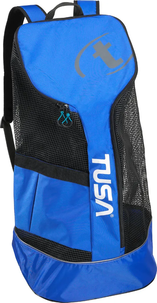 TUSA Mesh Backpack sac de plongée robuste bleu avec bretelles confort